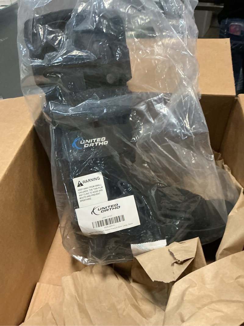 Condition photo showing Good Condition for united ortho usa14107 air cam walker fracture boot, large, black large (pack of 1) black