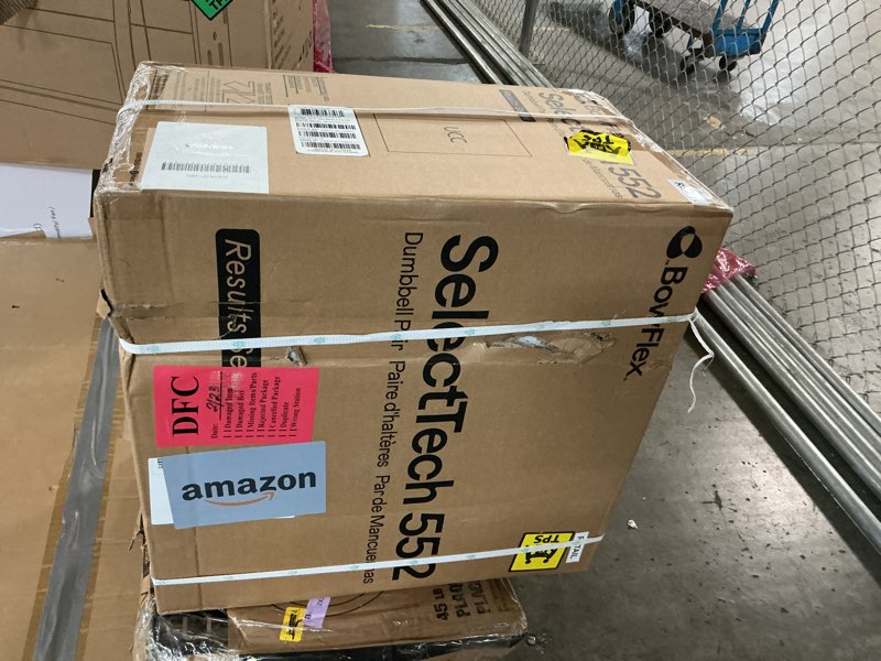 Condition photo showing New/Like New for BowFlex Results Series SelectTech Dumbbells 552 Pair Black