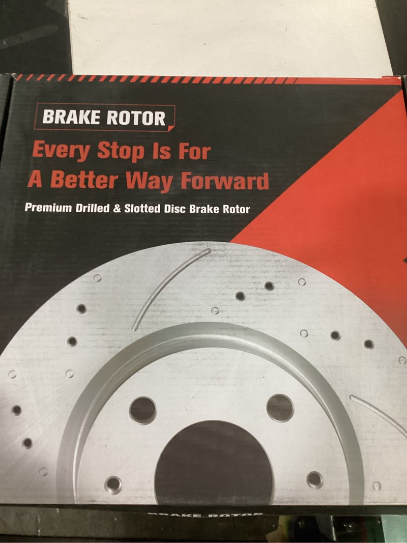 (Unknown Vehicle GR13539PGR Qty 1) A-Premium Brake Rotor Drilled and Slotted Disc Brake Rotor