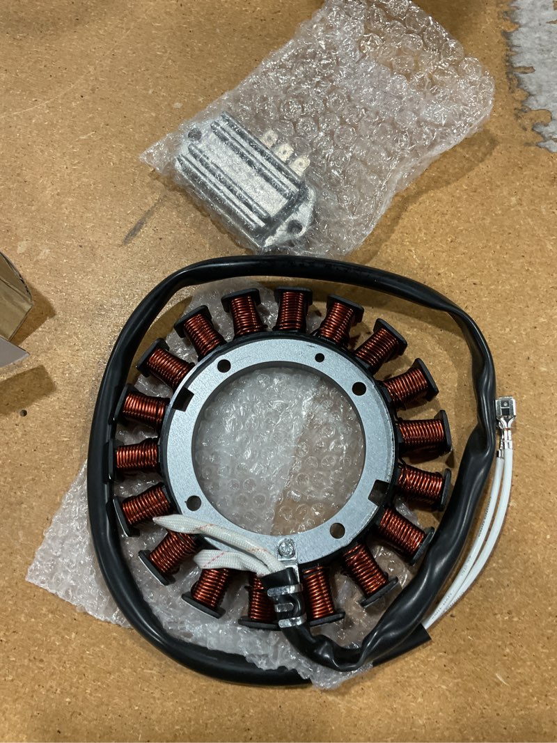 Condition photo showing As Is for autokay new 15 amp stator kit fits for kohler k482 k532 k582 k161 k181 k241 k301-k341 ch11-ch15 ch18-ch25 ch25s ch20s ch20 ch730 m10 m12 m14, replace am33426 234859 237329 237878-s 54-755-09-s