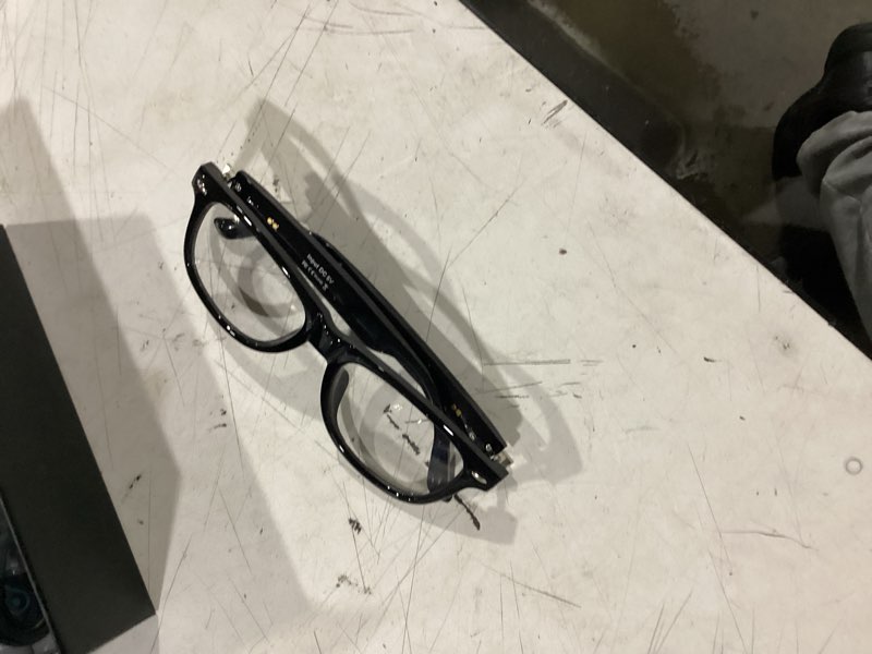 Condition photo showing Good Condition for ai smart glasses for men & women with chatgpt, bluetooth glasses with 165 languages translation, color-change lens, meeting analysis, music playback, hands-free calls, uv & blue light protection black