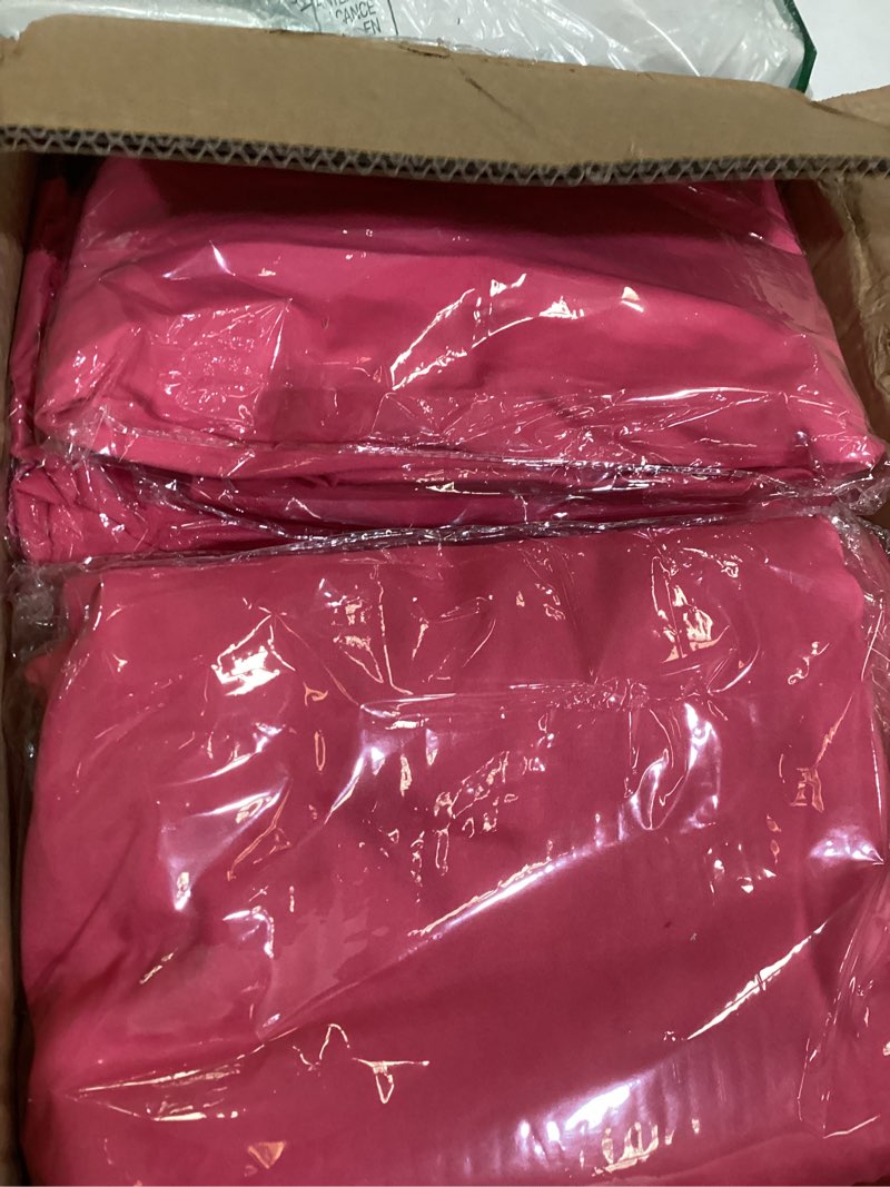 Condition photo showing Good Condition for hot pink round tablecloths 90 inch, circle bulk washable linen polyester tablecloth, table cloth cover for wedding buffet party banquet reception restaurant and camping hot pink 90 inch round
