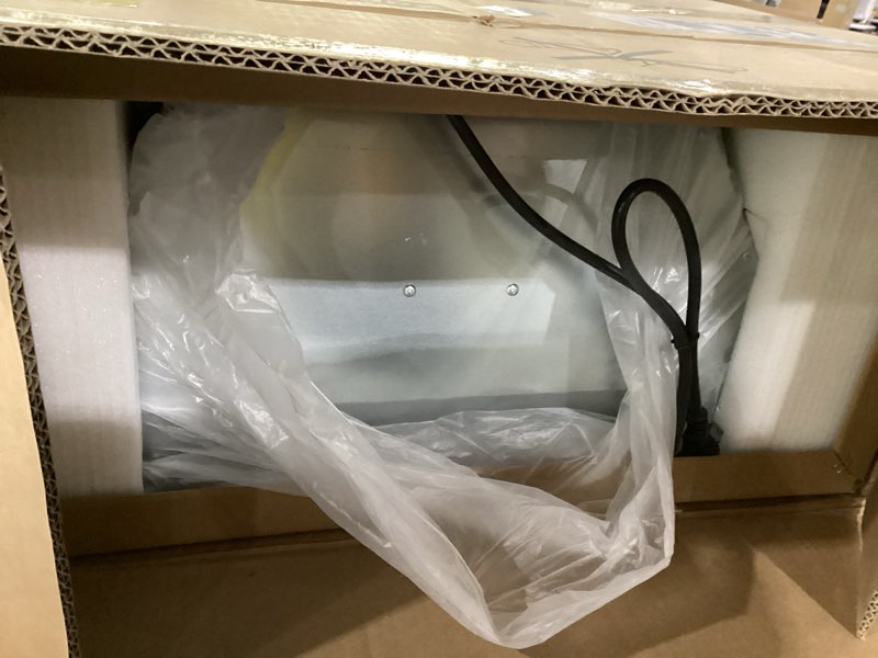 Condition photo showing Good Condition for zomagas range hood insert 24 inch, built in kitchen hood 600cfm, ducted/ductless convertible stove hood with stainless steel baffle filter, vent hood insert w/ 3 speed fan, 2pcs replaceable led lights