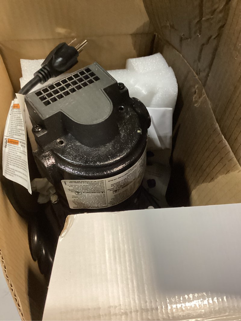 Condition photo showing As Is for utilitech 1/2-hp 25-gpm cast iron electric utility pump