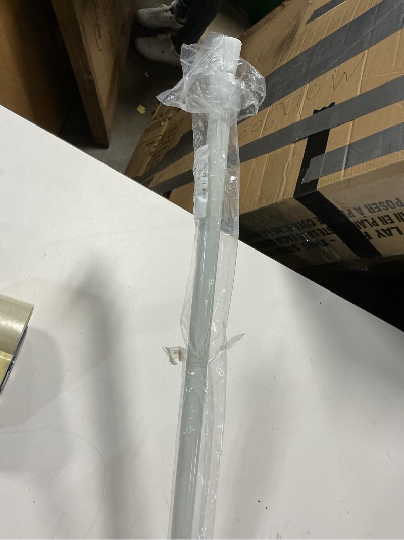 Condition photo showing Good Condition for spring tension curtain rods white ajustable 53-98inchs, 0.86inch diameter, extension spring tension rods suitable for use in bathroom window screen curtain wardrobe (white) 53-98\" 2
