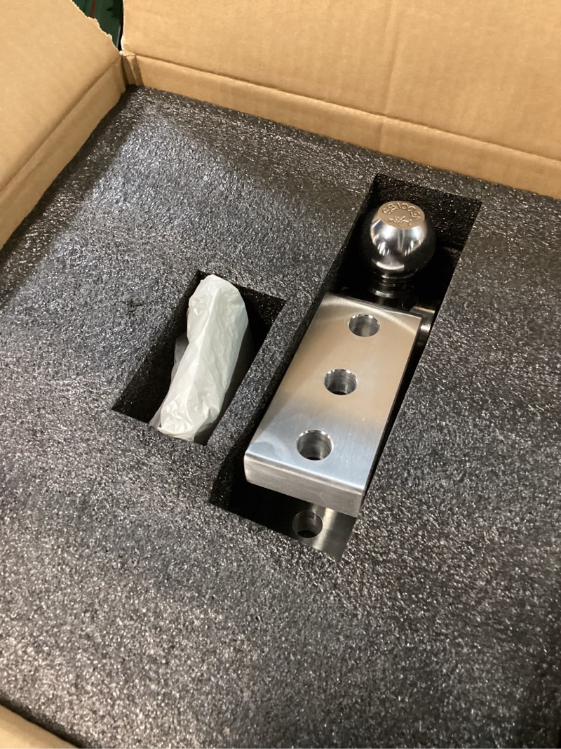 KYX Aluminum Adjustable Trailer Hitch,2.5 inch Receiver,Flexible 6''Lift Adjustment, 18500 LBS GTW, 