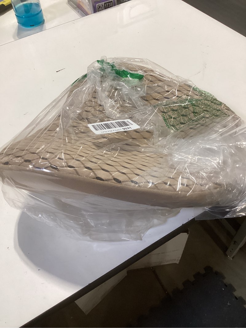 Condition photo showing New/Like New for memory foam car lumbar support pillow - memory foam back cushion - used for car seats, office chairs, recliners, sofas, etc. (beige)