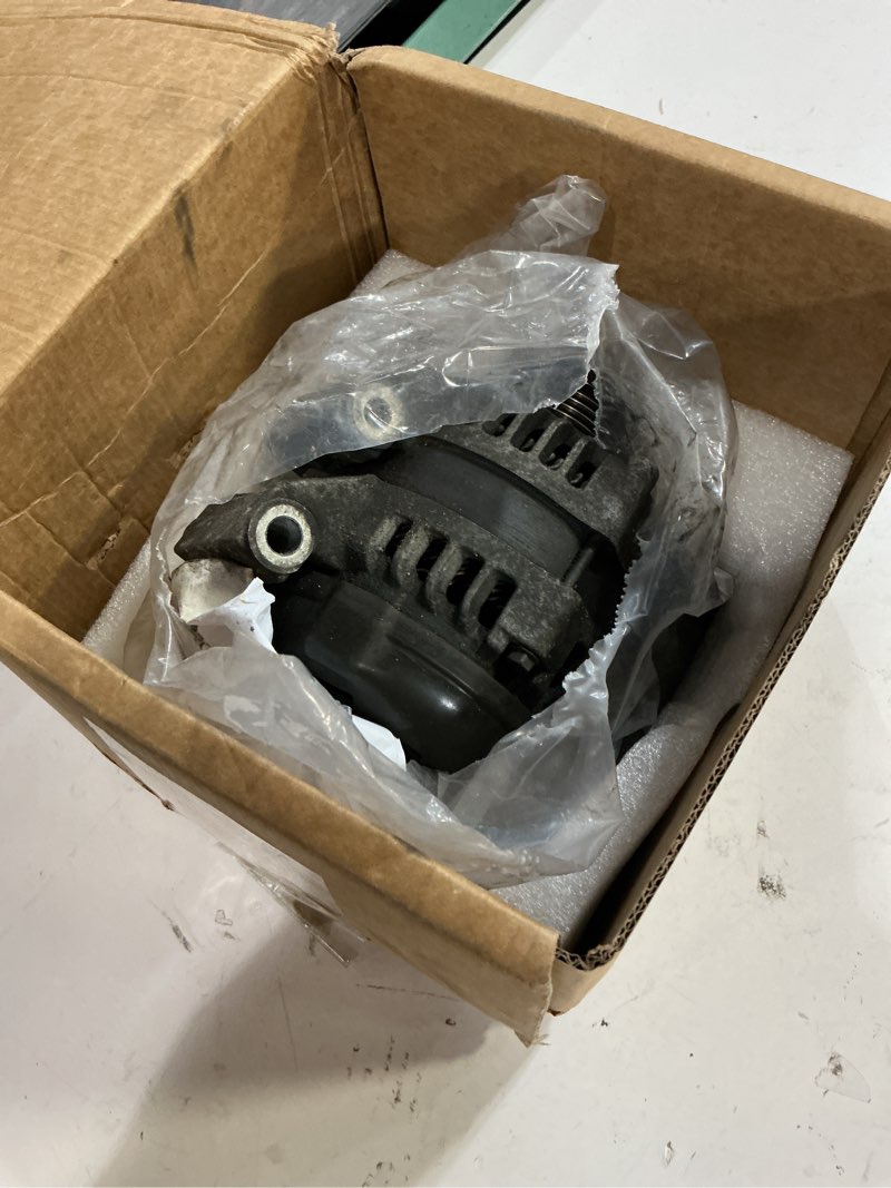 Condition photo showing As Is for new alternator compatible for chrysler town & country v6 3.6l 11-16, for dodge grand caravan v6 3.6l 11-20&for avenger 11-14, v6 3.6l for ram c/v 11-15, for routan 11-14, 11570 7b0-903-015c