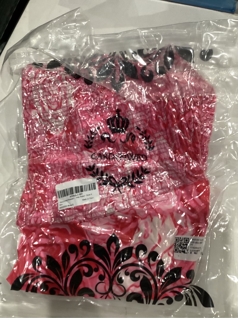 Condition photo showing New/Like New for Gardenwed Women's Floral Print Maxi Dress,Spaghetti Strap Smocked Bodice A-Line Sundress with Pockets Small Rose