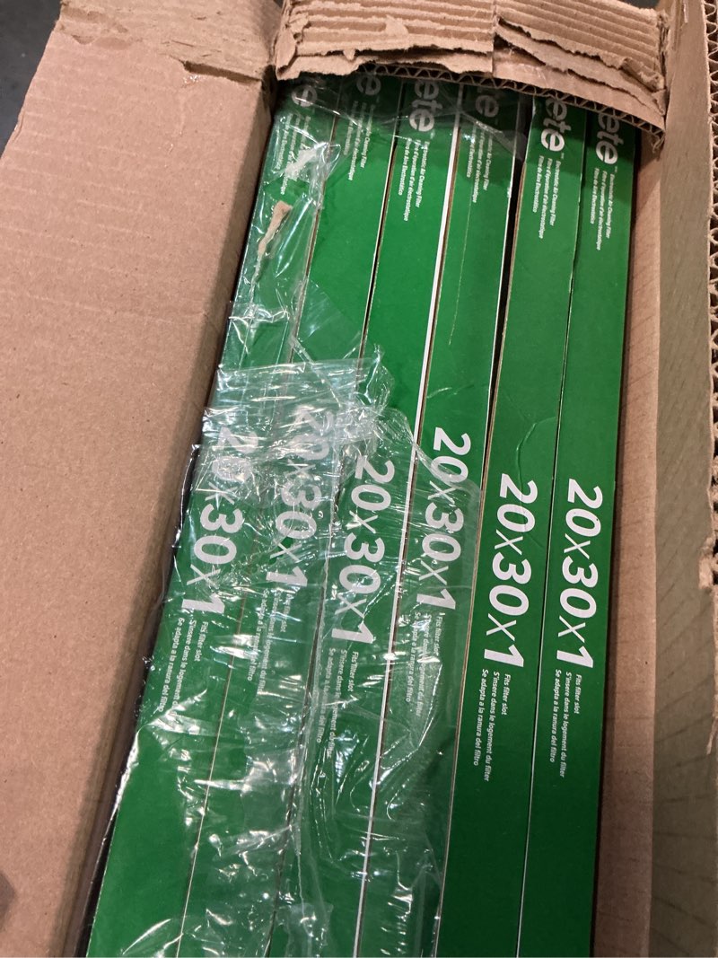Condition photo showing Good Condition for filtrete 20x30x1 ac furnace air filter, mpr 700, merv 8, tough on pollen, easy on airflow, 3-month pleated 1-inch electrostatic air cleaning filter, 6-pack (actual size 19.88 x 29.88 x 0.81 in)