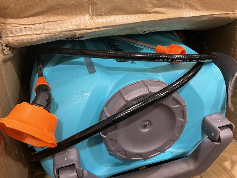 Condition photo showing Good Condition for sideking 4.2 gallon battery powered backpack sprayer, 120 psi powerful electric sprayer compatible with dewalt 20v battery, max 1.0 gpm, 5 nozzles & 2 spray wands for lawn, yard, weed & pest control