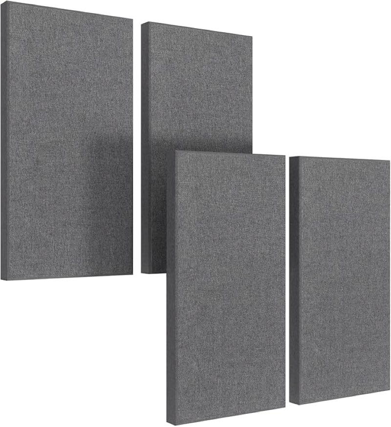  (Similar)UMIACOUSTICS 2 PCS Fiberglass Acoustic Panels, 2“ Thick 23.6\" x 11.8\" Sound Absorbing Panels, Heather