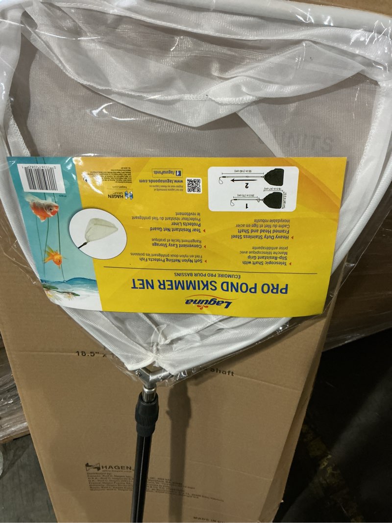 Condition photo showing New/Like New for Laguan Pro Pond Skimmer 15.5” x 18.5” - extendable lock shaft 29.5” to 55”