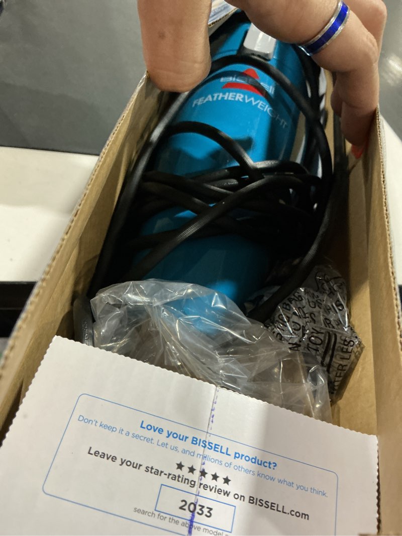 Condition photo showing Good Condition for bissell featherweight stick lightweight bagless vacuum with crevice tool, 2033, one size fits all, blue