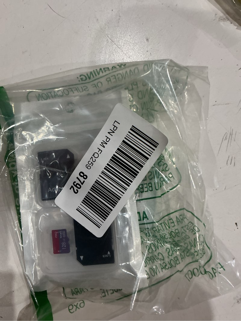 Condition photo showing New/Like New for 128gb micro memory card class 10 memory cards high speed mini tf card with adapter for smartphones/tablet/drone/game console(2-pack)