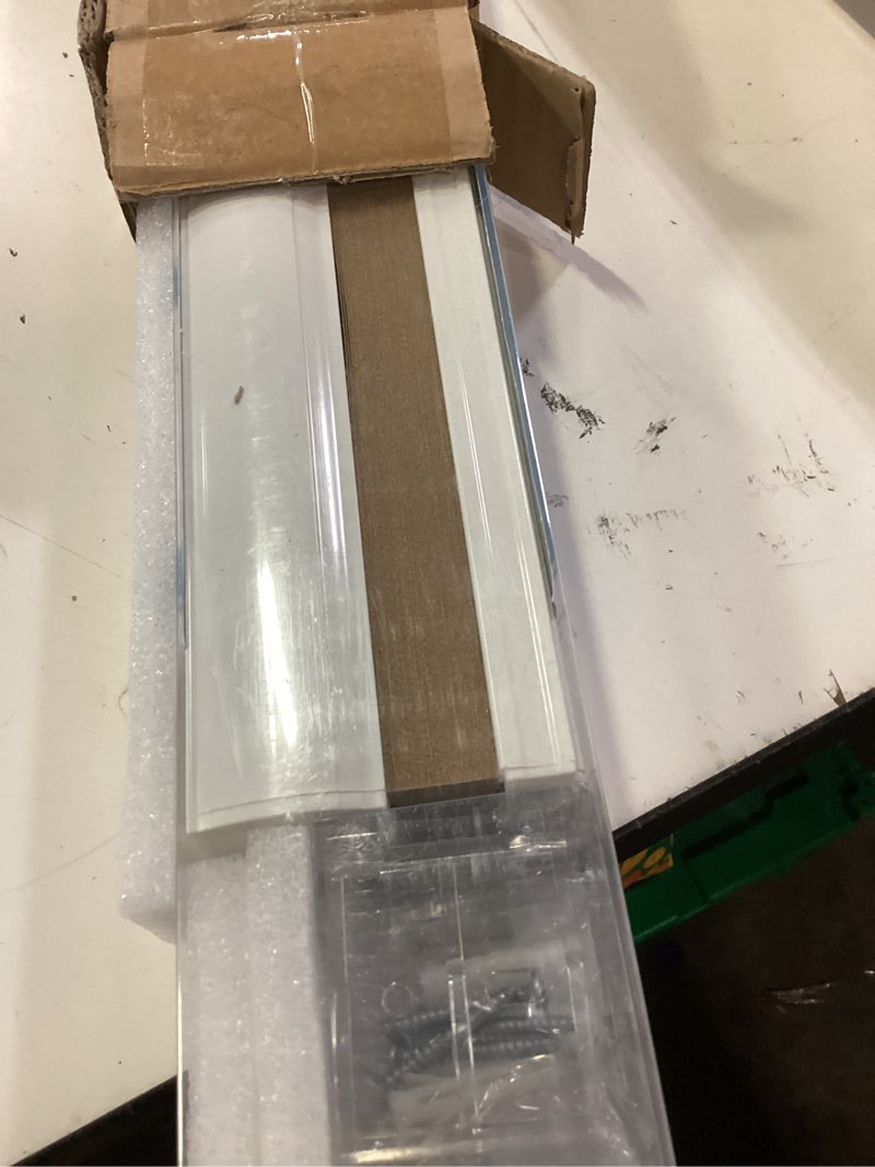 Condition photo showing Good Condition for changshade cordless cellular shades, blackout honeycomb shades for windows, pull down pleated blinds, easy to install for indoor windows and french doors,24" w x 48" h, light brown blackout light brown 24"w x 48"h
