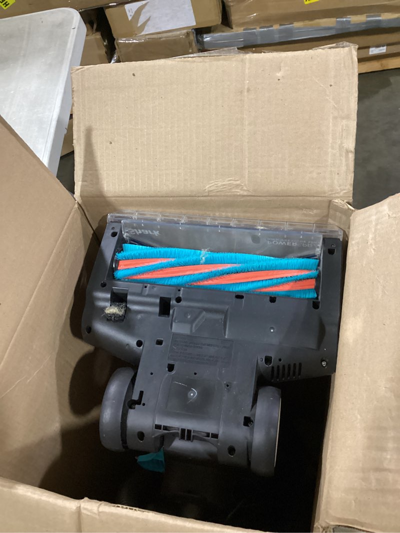 Condition photo showing As Is for (similar to )shark upright vacuum, navigator lift-away deluxe with large dust cup capacity, hepa filter, swivel steering, upholstery tool & crevice tool, blue, nv360