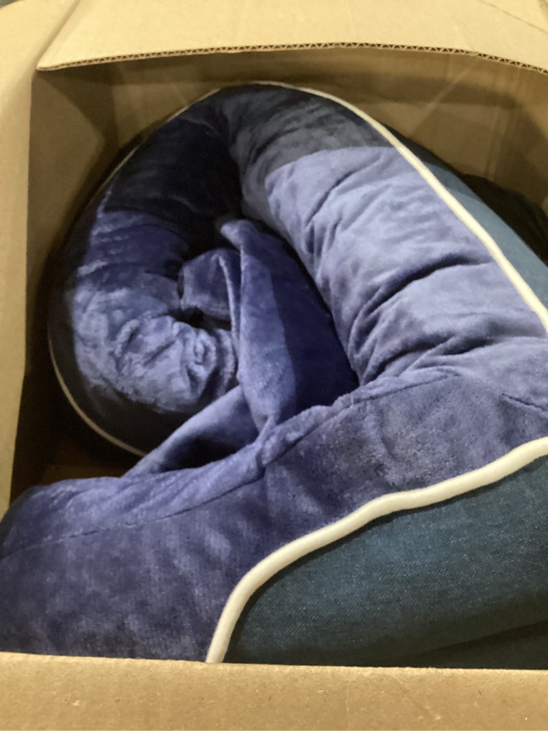 Condition photo showing As Is for BFPETHOME Dog Beds for Large Dogs, Orthopedic Dog Bed for Medium Large Dogs,Big Waterproof Couch Pet Bed with Removable Washable Cover 36"L x 27"W x 6.5"Th Grey