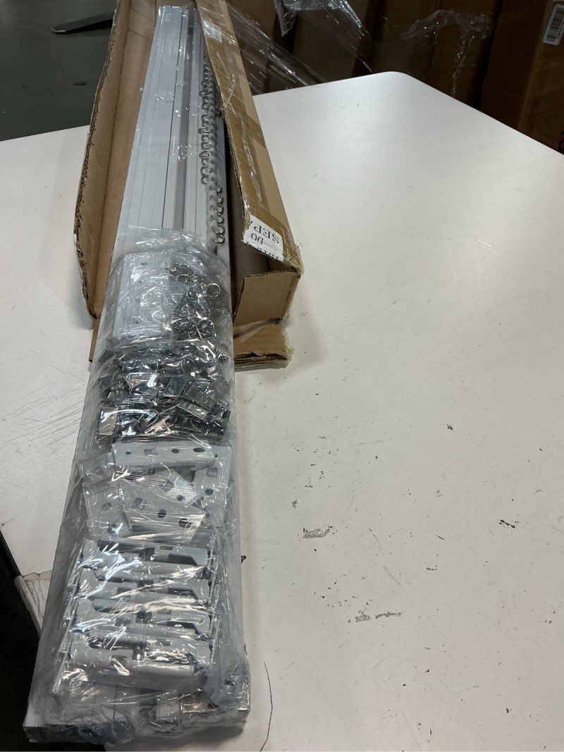 Condition photo showing New/Like New for Juexica Ceiling Curtain Track Set White 9.8ft-13.2ft Heavy Duty Ceiling Mount Adjustable Length Curtain Rails with Clips Hooks End Hook 9.8-13.2ft/118-157in White