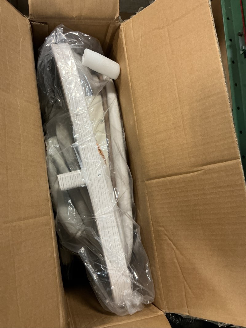 Condition photo showing New/Like New for Rocking Bassinet for Baby Electric 3 Motion Automatic Bedside Sleeper Auto Rolling Newborn Cradle Rocks Itself 5 Height Adjustable with Music, Wheels, Storage, Grey & White