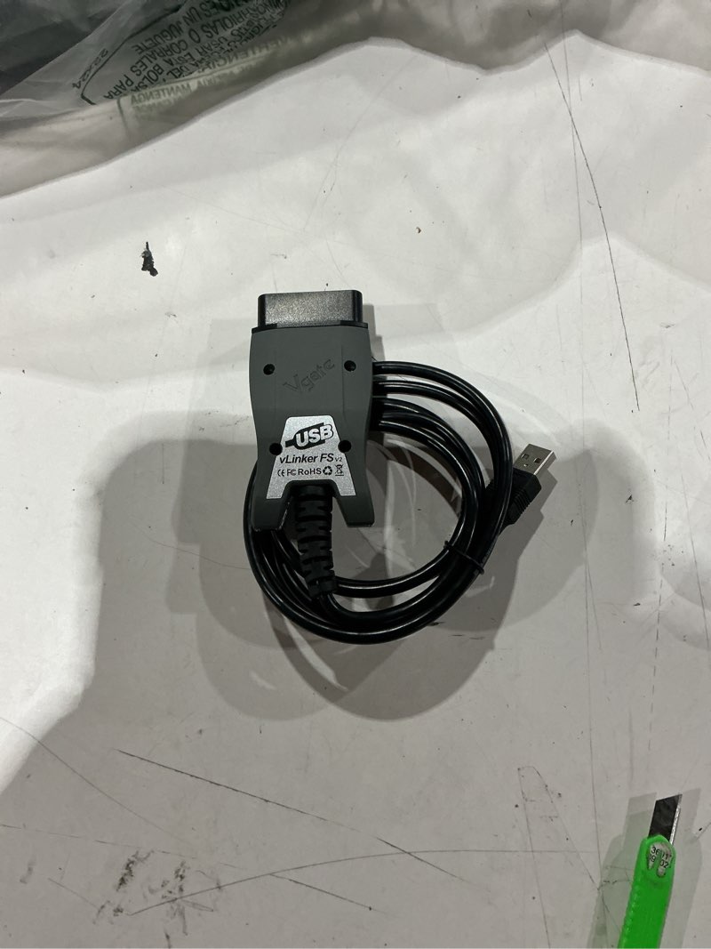 Condition photo showing New/Like New for vgate vlinker fs obd2 usb adapter for fors-can hs/ms-can auto switch