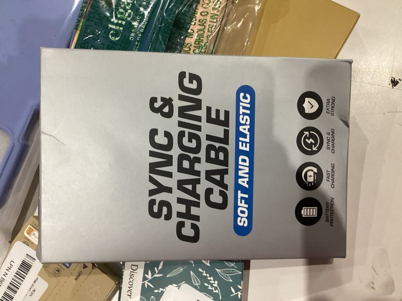 Condition photo showing New/Like New for iphone charger cable 6ft for car, coiled lightning cable [apple mfi certified] 2 pack 6 feet lightning cord compatible with iphone14 13/12/11 pro max/xs max/xr/xs/x/8/7/plus/6s ipad/ipod - black 6ft usb a to lightning black