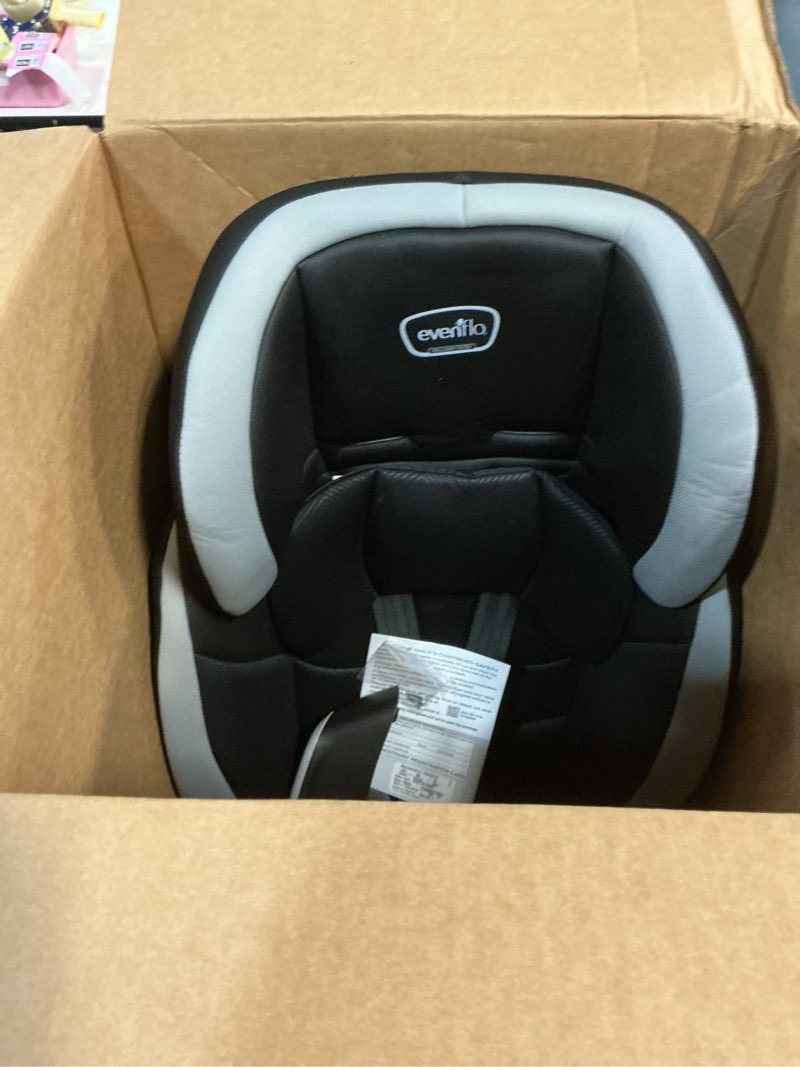 Condition photo showing New/Like New for evenflo maestro sport booster car seat (granite gray)