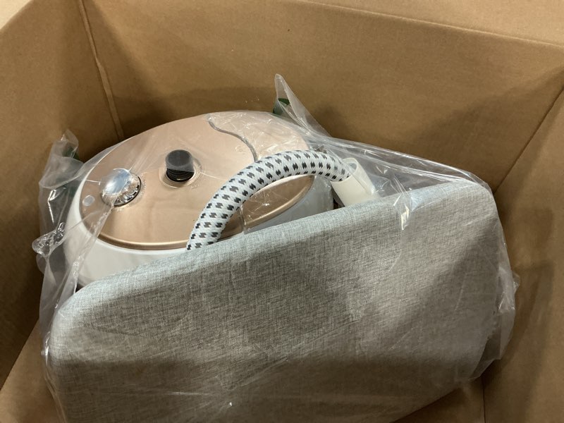 Condition photo showing Good Condition for HAPAIS Steamer for Clothes,1800W Standing Garment Steamer 30s Heat-up with Adjustable Stable Double Rod,2-in-1 Flat & Hanging Ironing,Clothes Steamer with 10 Fabric Steam Modes White gold