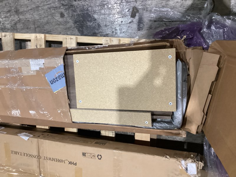 Condition photo showing As Is for Prepac Elegant Brown Shoe Storage Cabinet, Space-Saving Solution with Cubbies for 36 Pairs, 13"D x 23.5" W x 72.5" H 36 Pairs Espresso