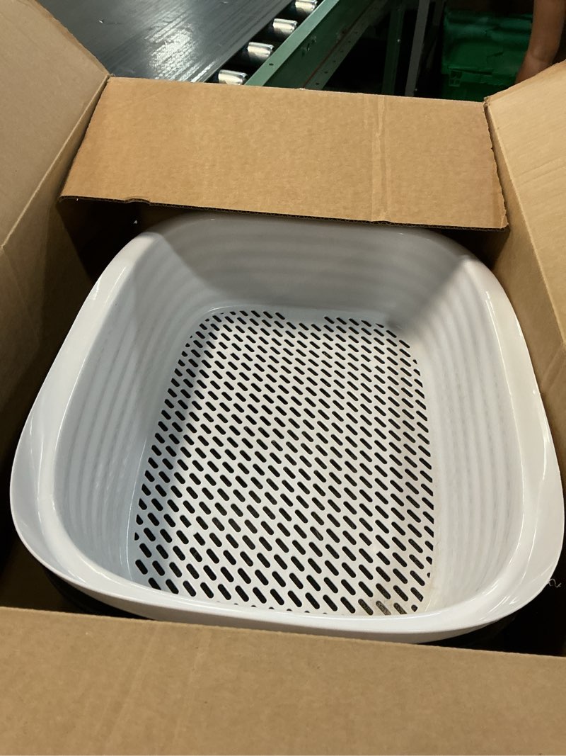 Condition photo showing As Is for arm & hammer large sifting litter box scoop free cat litter tray with microban, made in usa