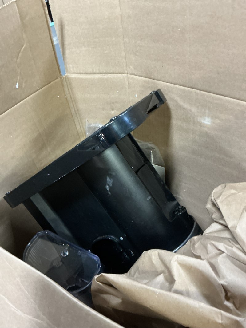 Condition photo showing As Is for nespresso vertuo coffee and espresso maker by breville, chrome machine chrome