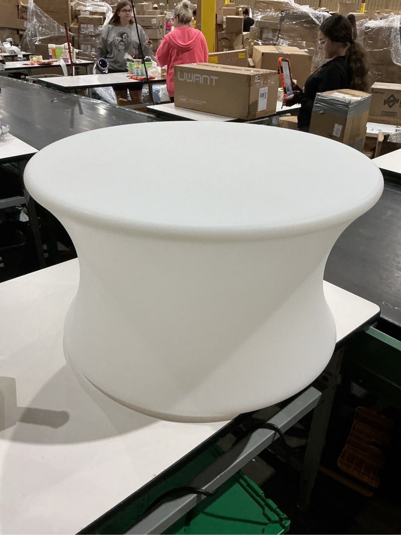 Condition photo showing As Is for cordless led stool chair color changing led chair light with remote control, outdoor led lamp stool light up cubes for bar, bedroom, ktv, garden(4 flash modes)