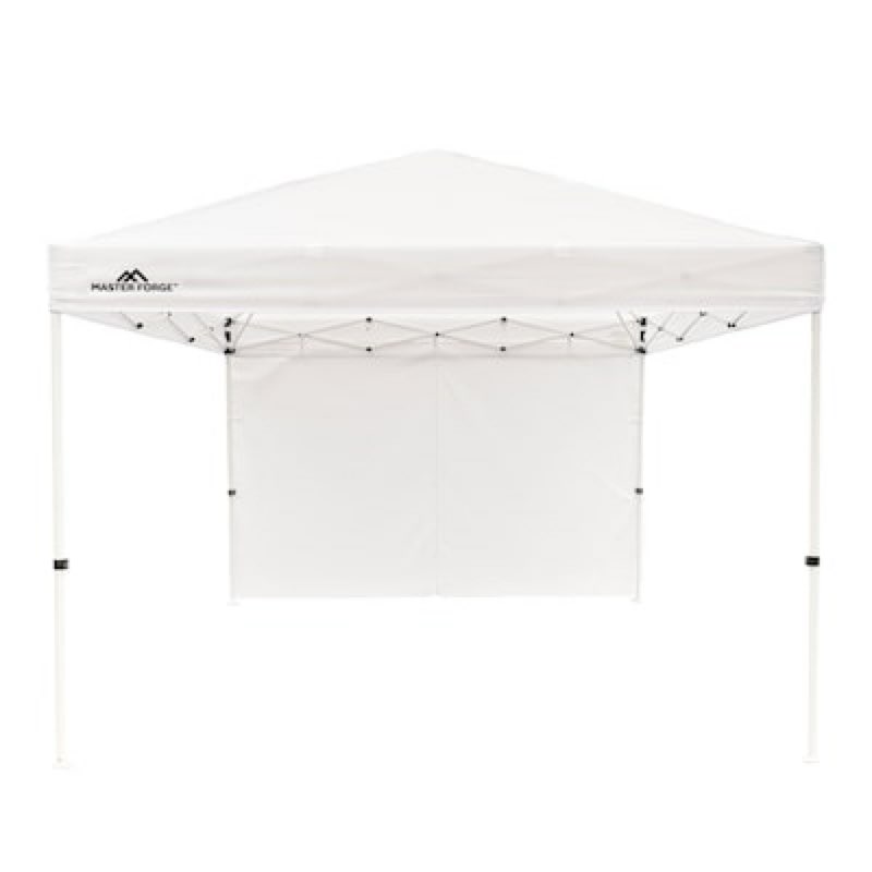 master forge 10-ft x 10-ft square white pop-up canopy