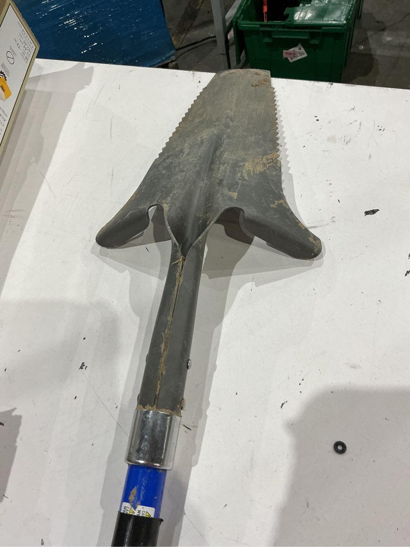 Condition photo showing As Is for kobalt 57.5-in fiberglass handle root cutting shovel