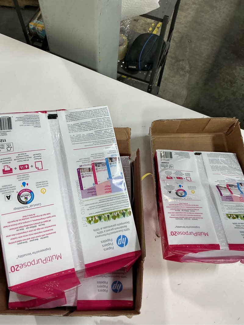 Condition photo showing New/Like New for HP Papers | 8.5 x 11 Paper | MultiPurpose 20 lb | 5 Ream Case - 2500 Sheets | 96 Bright | Made in USA - FSC Certified | 115100PC 5 Ream | 2500 Sheets Letter (8.5 x 11)