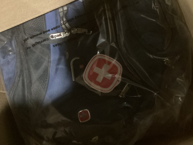 swissgear 1900 scansmart tsa laptop backpack fits 17 inch laptop with rfid protection and tablet pocket, blue/black, 19-inch