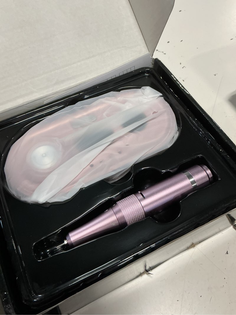 Condition photo showing Good Condition for josgloi 40000rpm electric nail file drill professional kit, drill machine with lcd display, manicure pedicure polishing acrylic gel nail grinder for salon, home use pink