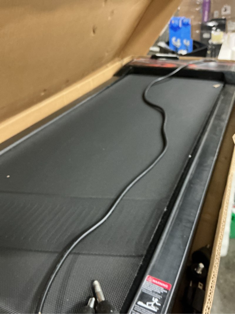Condition photo showing Good Condition for 2.5HP Walking Mat with Incline pad,Under Desk Treadmill, Walking Running Pad with Remote, 3 in 1 Low Noise Small Mini Portable Treadmill with Led Screen, Compact Treadmills for Home, 265lbs Capacity Black.Red