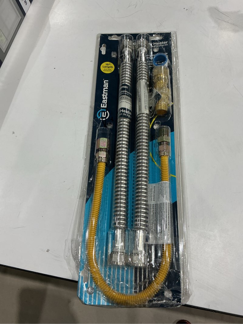 Condition photo showing Good Condition for eastman 48280 gas water heater installation kit  stainless steel