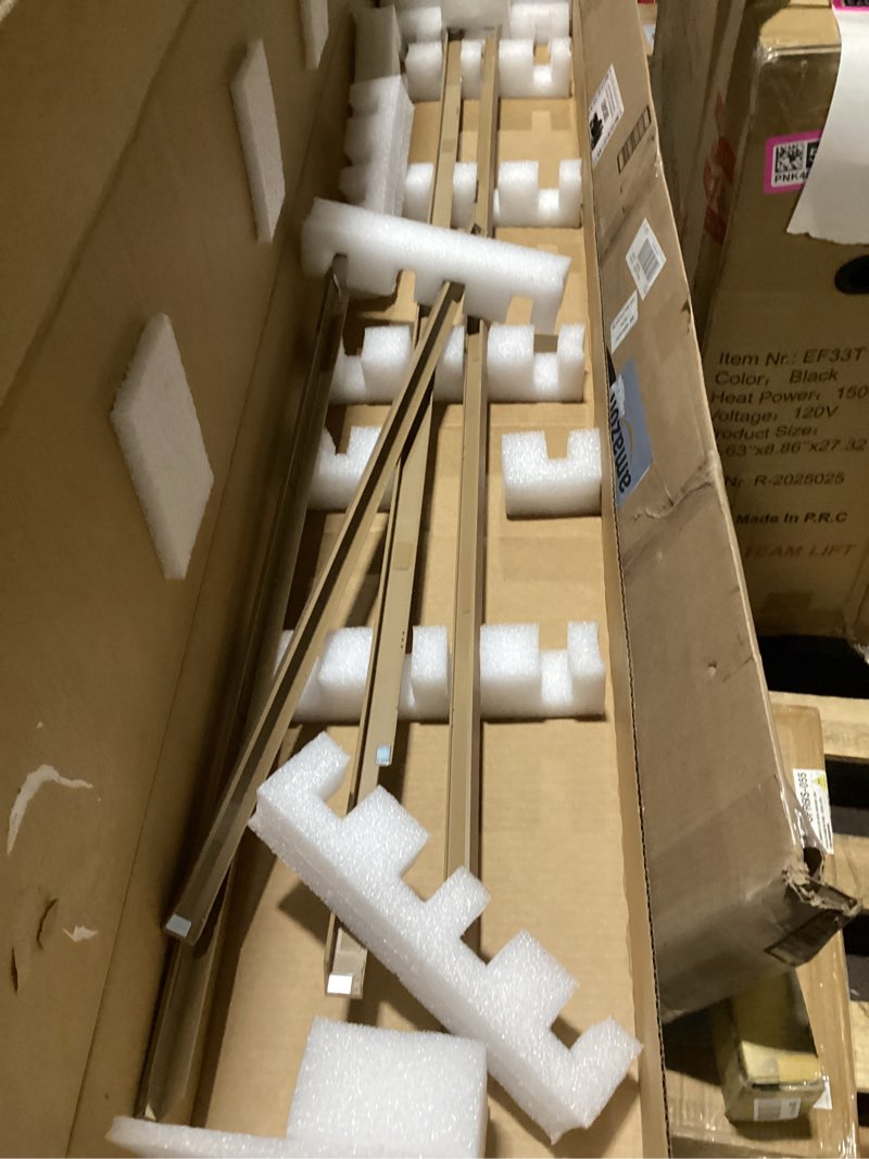 Condition photo showing Good Condition for Samsung 65” The Frame Customizable Bezel (2025 Model), Magnetic, Quick and Easy Installation, VG-SCFF65TKBZA, Modern Teak Teak 65 Inch