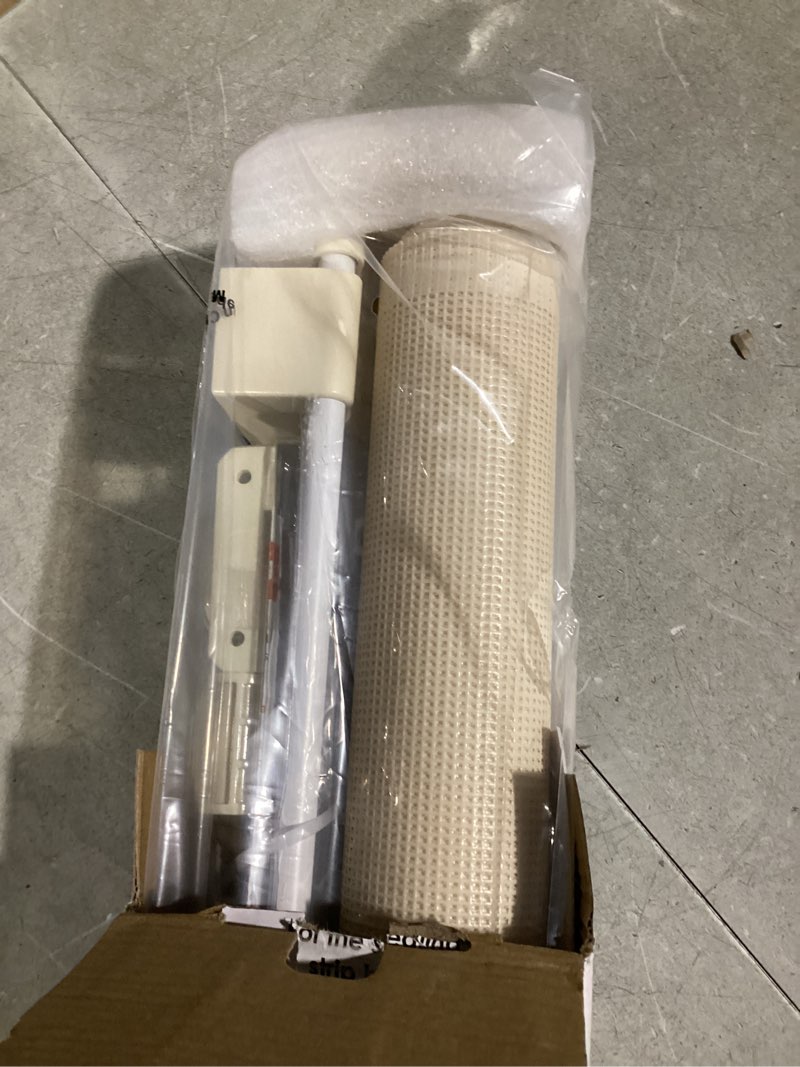 Condition photo showing Good Condition for 140” Extra Wide Pet Gate for Stairs Scratch-Resistant 33” Tall Retractable Long Baby Gates Indoor Extra Long Baby Gates for Large Openings Anti-Climb Retractable Outdoor Dog Gate for Deck, Light Gray Light Gray 33" Tall x 140" Wide