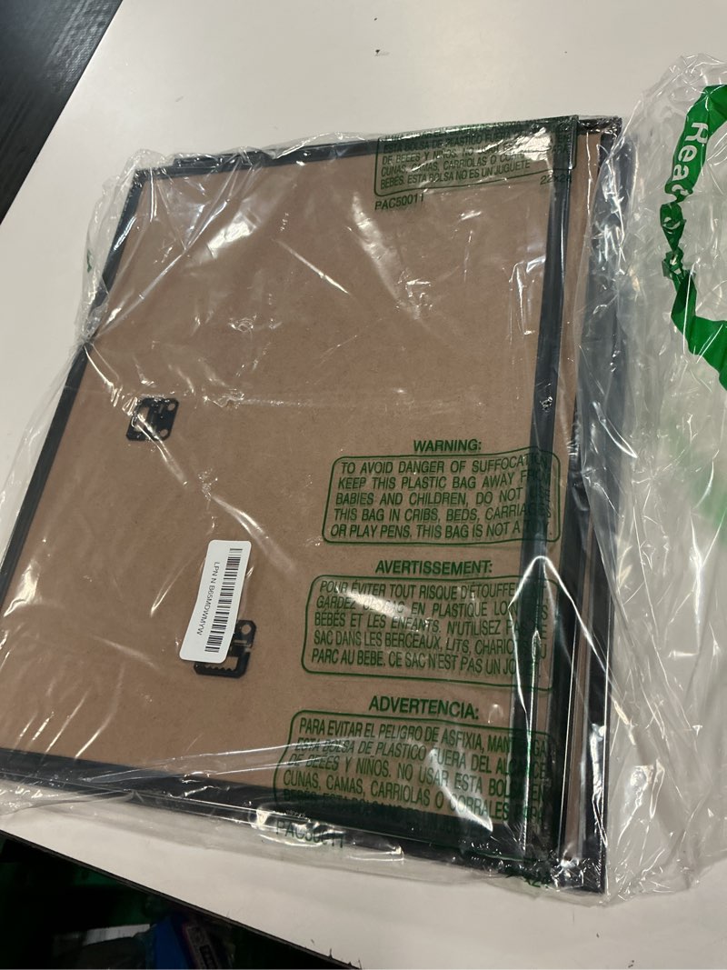 Condition photo showing Good Condition for upsimples 12x16 Picture Frame Black 3 Pack, Scratch-Proof Poster Frames 12 x 16 for Photo Gallery - Slide-In Strips, Horizontal or Vertical Wall Mounting Black 12x16