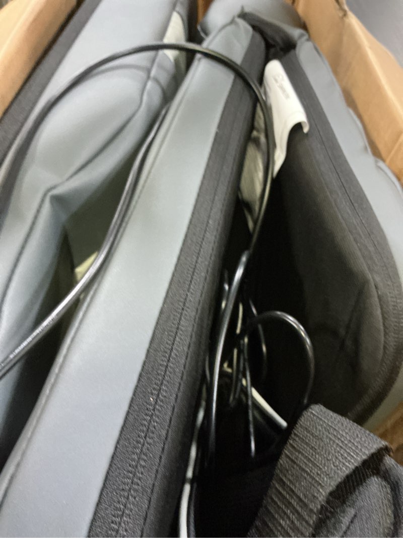 Condition photo showing Good Condition for shiatsu back massage mat with heat, vibration full body massage mat for sofa, recliner, bed, deep kneading back massage pad with foldable & flexible pillow, fathers day gift for dad