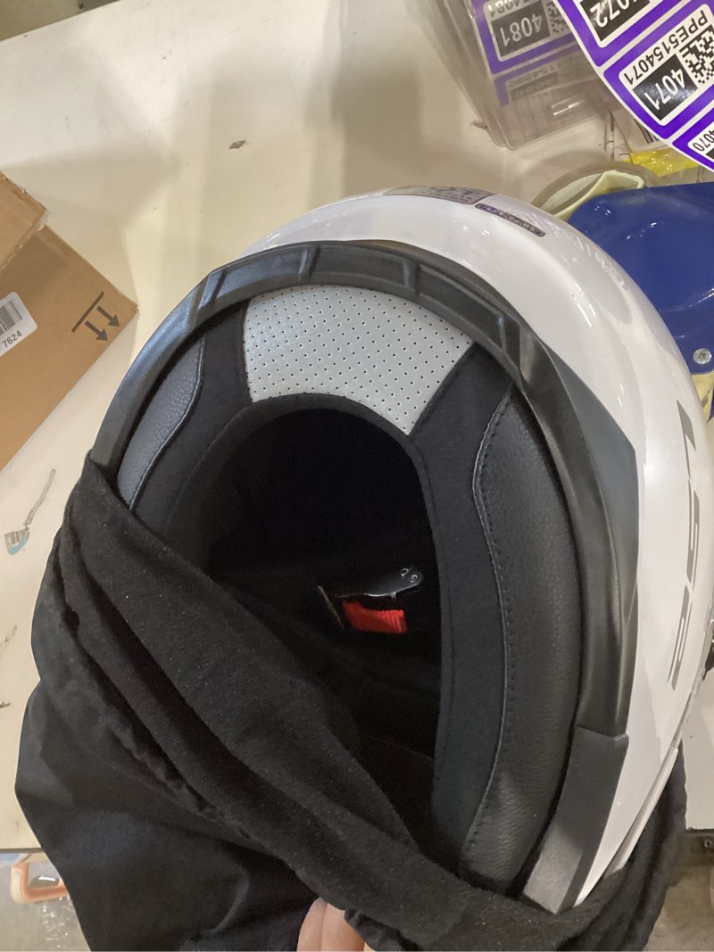 Condition photo showing Good Condition for ls2 helmets modular strobe helmet xx-large white
