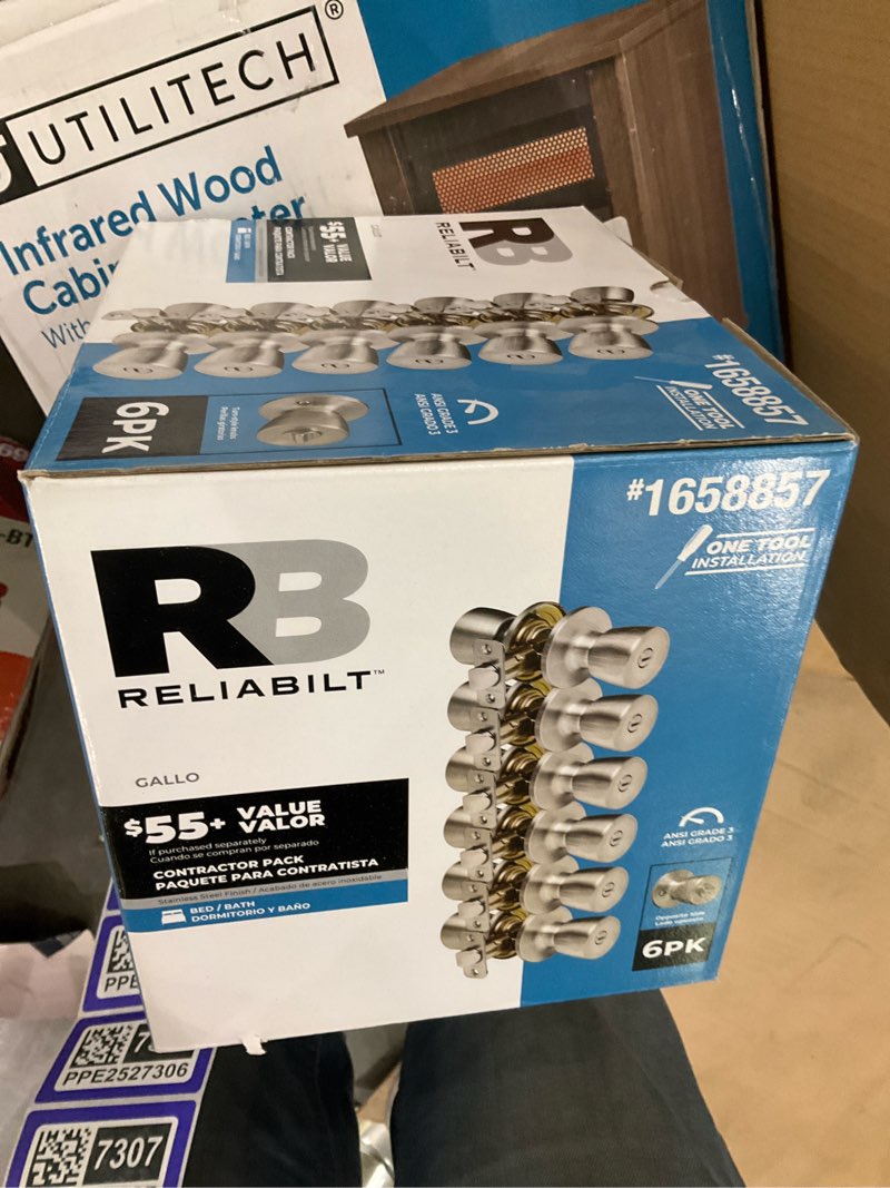 Doorknob Contractor pack 6pc 