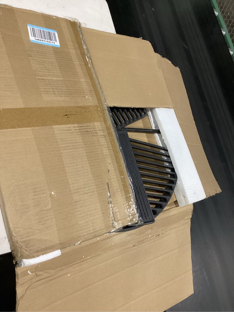 Condition photo showing As Is for ** used ** ch83g cast iron grate fit 22.5" charcoal kettle grills like weber gold and silver and the superdome from grilldome, sns grills, recteq, outdoorchef, masterbuilt, and napoleon