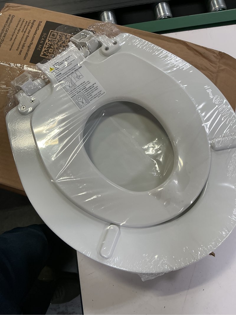 Condition photo showing Good Condition for Mayfair NextStep2 Slow-Close Toilet Seat with Built-In Toddler Potty Training Seat, Removable, White, Round Round 2-in-1 Toilet Seat