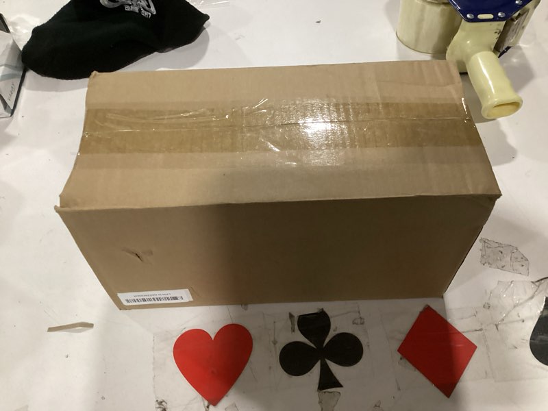Condition photo showing Good Condition for Toovip 100 Pack 5.25x3.25x8.25 Inch Small Plain Brown Kraft Paper Bags with Handles Bulk, Gift Bags 