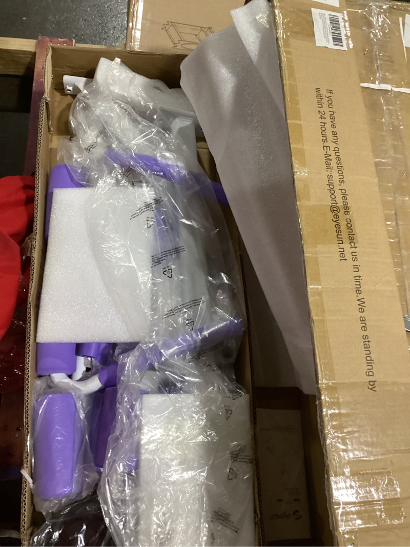 Condition photo showing Good Condition for home gym systems ab machine, ab workout equipment, adjustable ab trainer machine for abs workout at home gym, foldable, knee protection, abdominal trainer for stomach purple pro