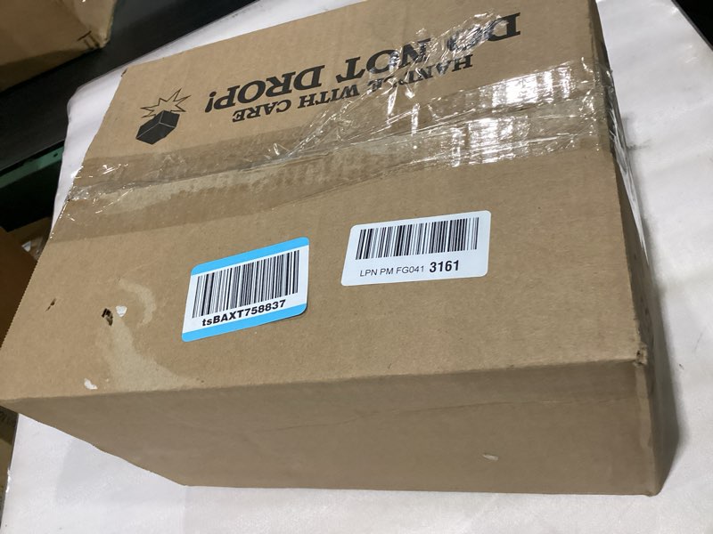 Condition photo showing As Is for IRIS USA 6 Qt. Plastic Storage Bins Containers with Lids, 4 Pack, Small Sensory Bin, Craft Storage*ONLY 2 BINS 4 LIDS * * 2 broken*